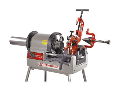 გარე ხრახნის მომჭრელი დანადგარი SUPERTRONIC 4 SE-დან 4″-მდე ავტომატური თავით BSPT R ROTHENBERGER 56465