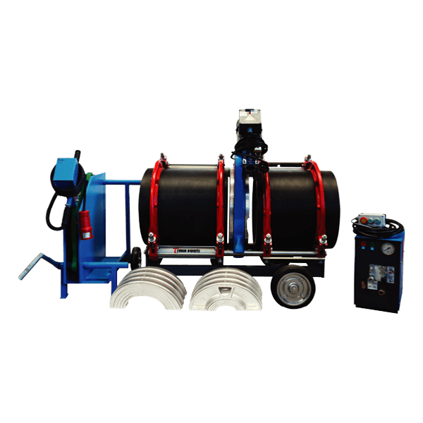 AL 400 (160-400) პოლიეთილენის მილის პირა-პირა შედუღების აპარატი, ჰიდრავლიკური