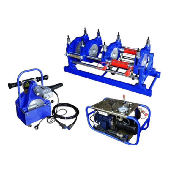 90-315 პოლიეთილენის მილის პირა-პირა შედუღების აპარატი ჰიდრავლიკური